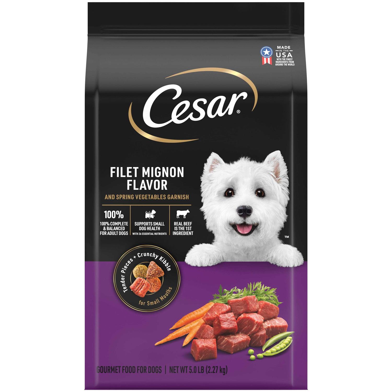 Cesar Small Breed Spring Vegetables Dry Dog Food - Healthber