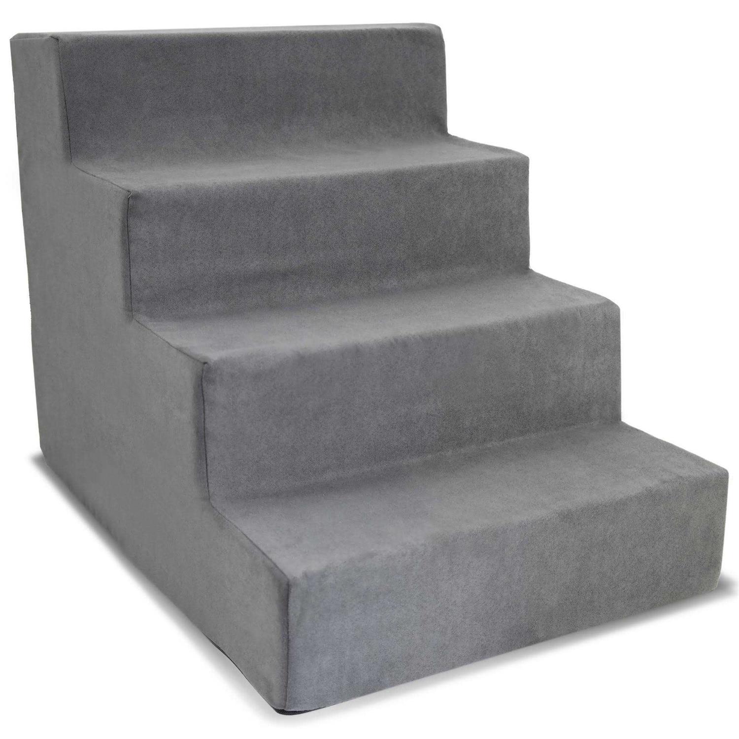 Precious Tails High Density Foam 4 Steps Pet Stairs - Healthber