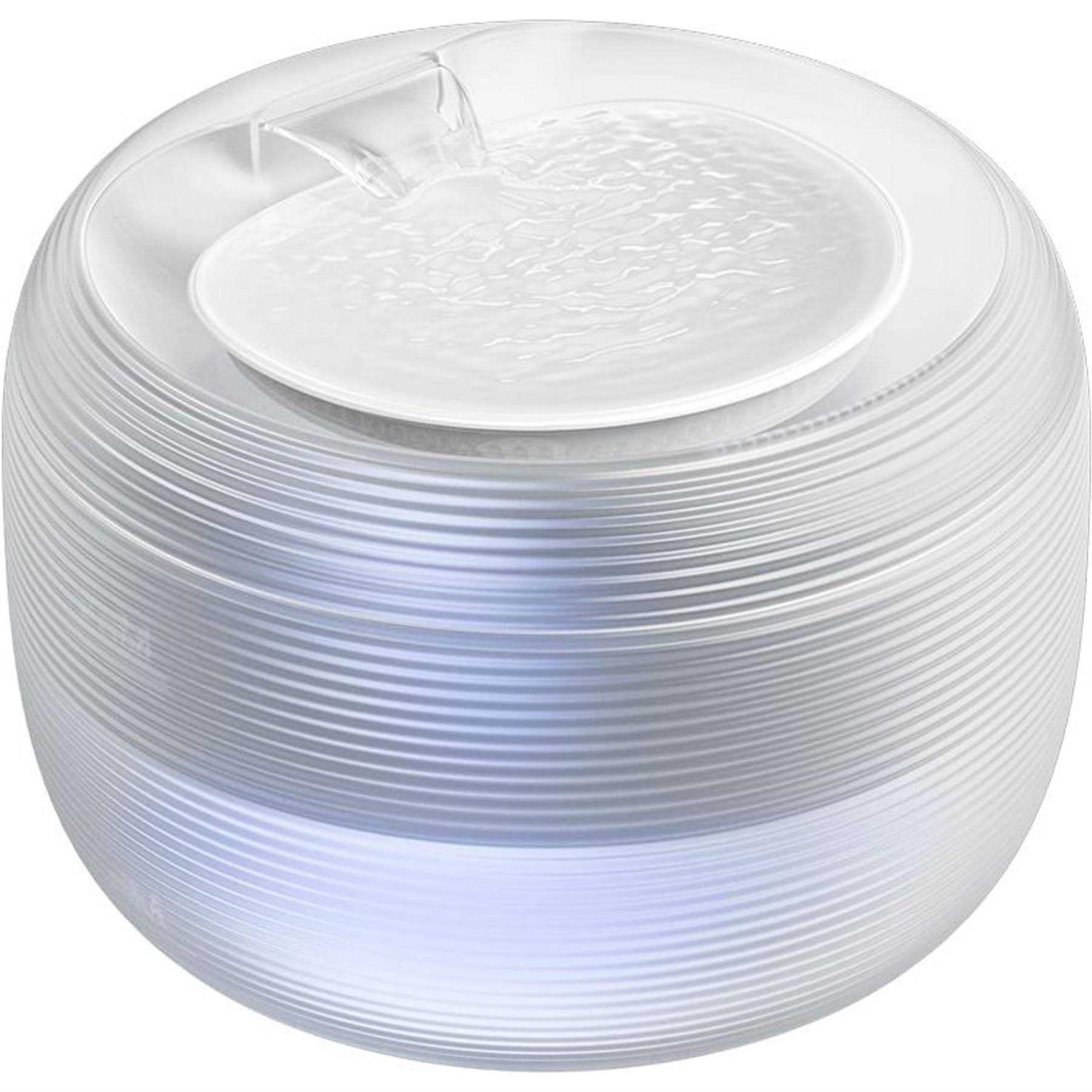 GroovyPets 2.5 L Translucent Pet Drinking Water Fountain Waterer for Cats Dogs-3 Colors 4U - Healthber
