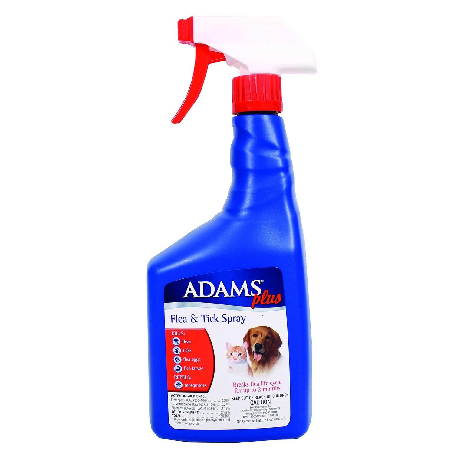 Adams Plus Flea Tick Spray - Healthber