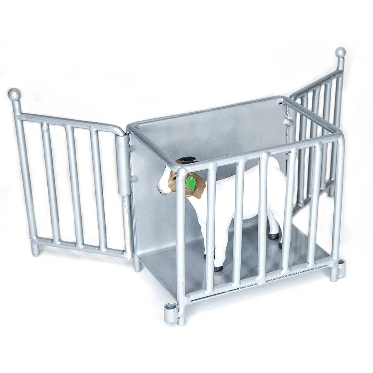 Little Buster Hog, Sheep and Goat Livestock Scale, Silver - Healthber