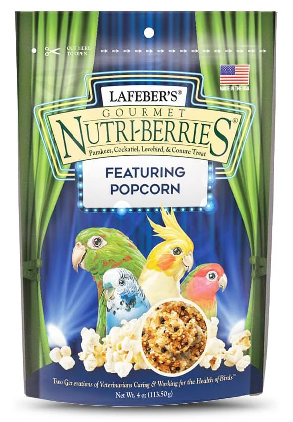 Lafeber Cockatiel Popcorn Nutri-Berries, 4 oz bag - Healthber