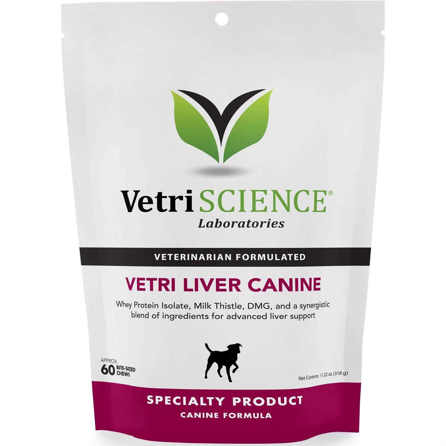 VetriScience Vetri-Liver Canine Bite-Sized Chews - Healthber