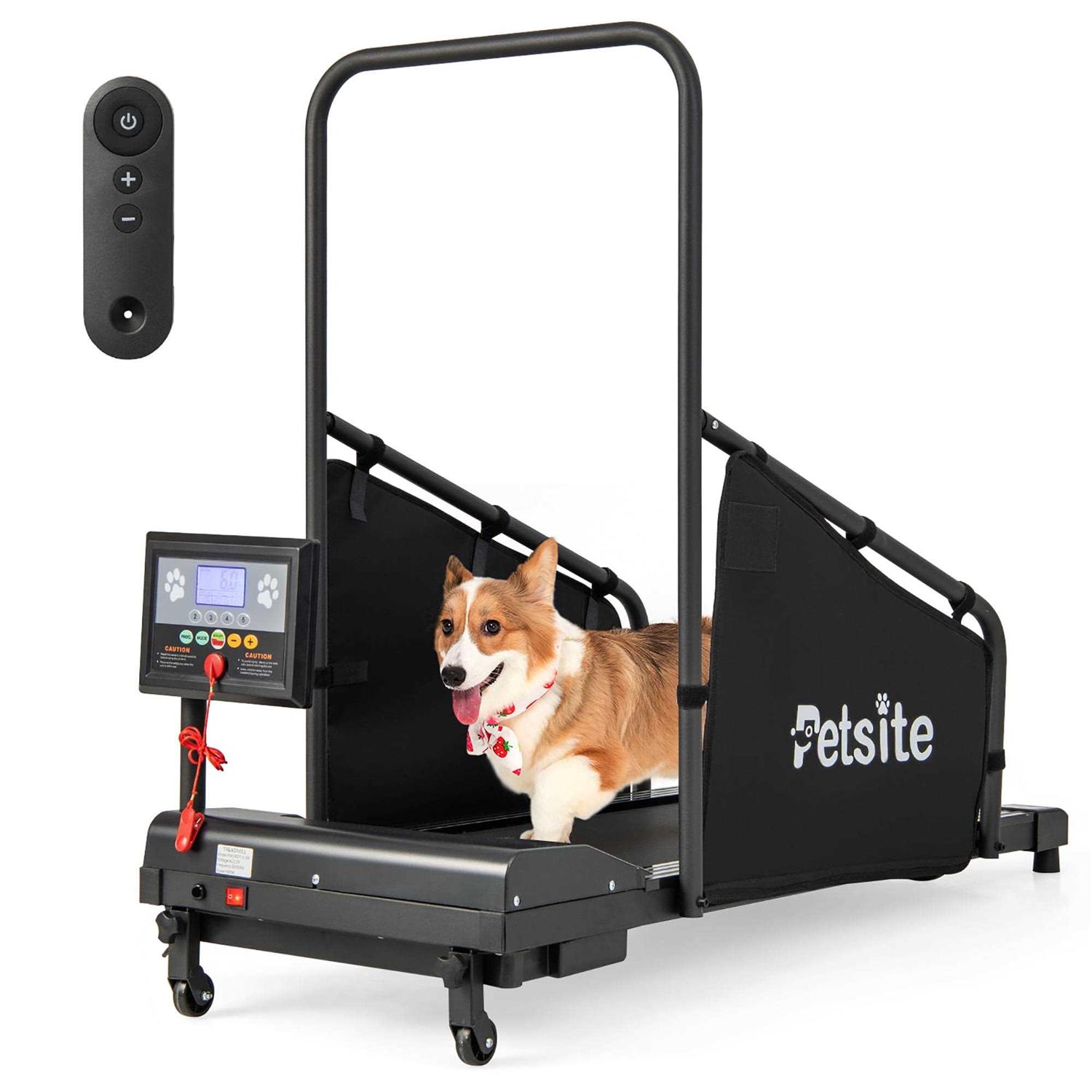 Costway Dog Treadmill for Small/Medium Dogs Indoors Pet Running Training Machine - Healthber