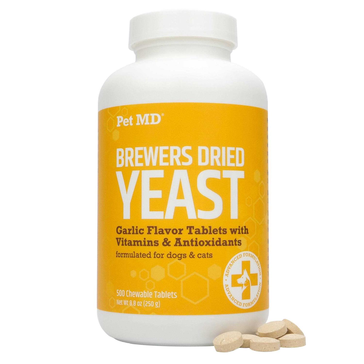 Pet MD Garlic & Brewers Yeast for Dogs & Cats - Healthber
