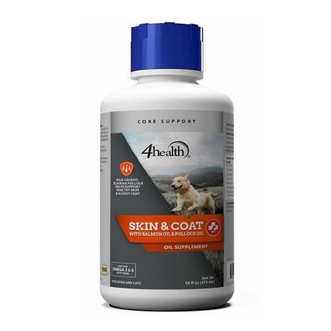 4health Salmon and Pollock Oil Skin and Coat Supplement for Dogs - Healthber