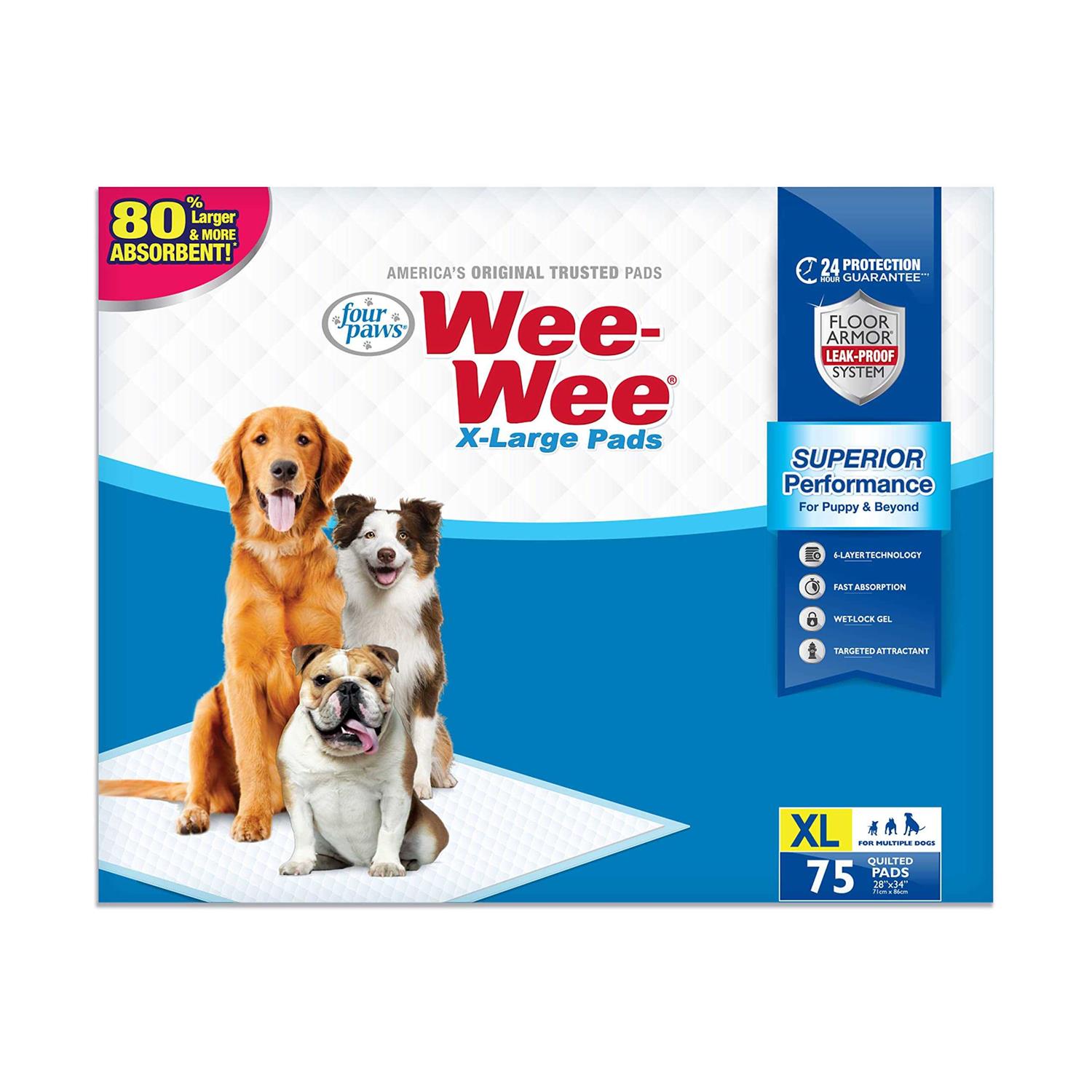 Four Paws Wee-Wee Pads - Healthber