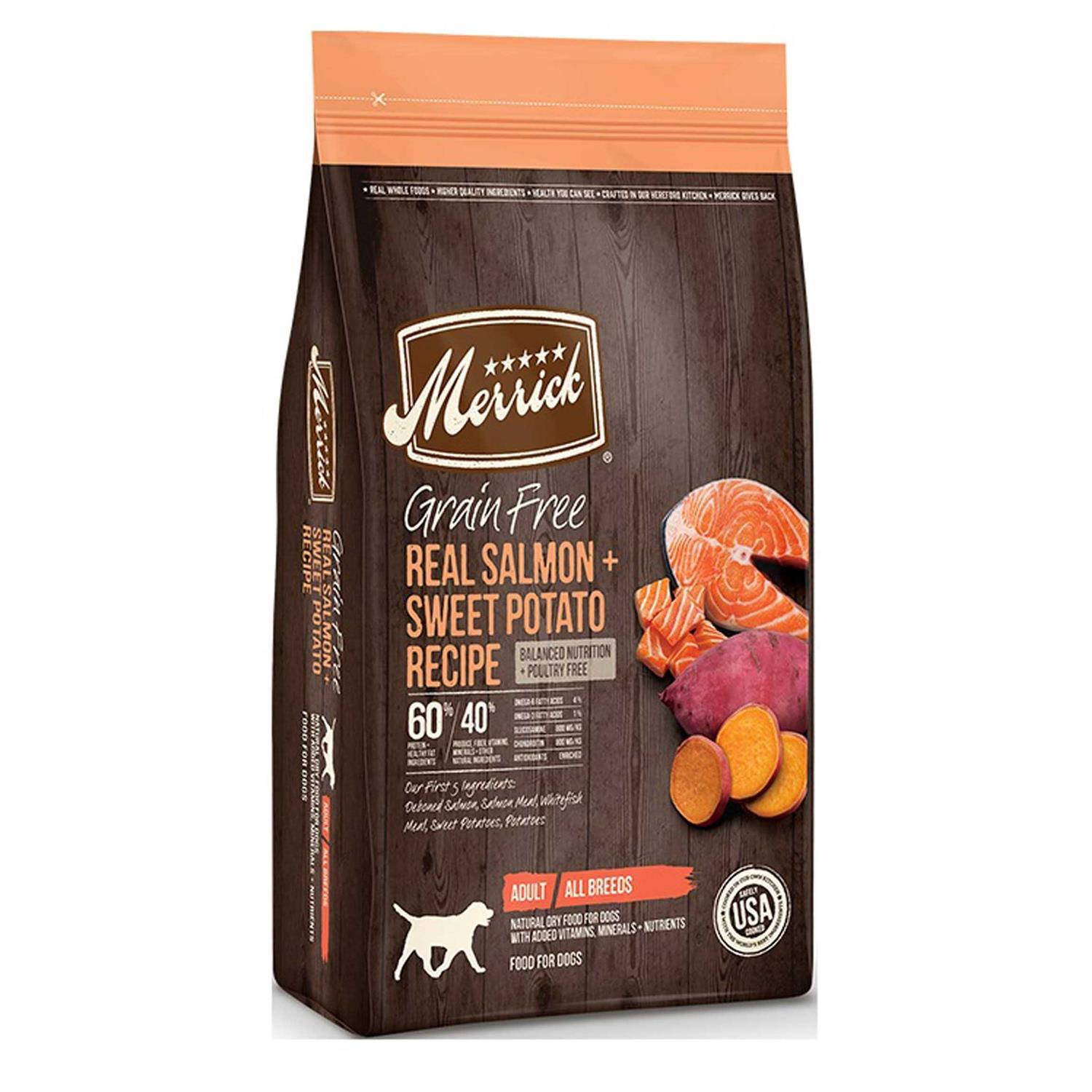 Merrick Grain-Free Real Beef Sweet Potato Dry Dog Food - Healthber