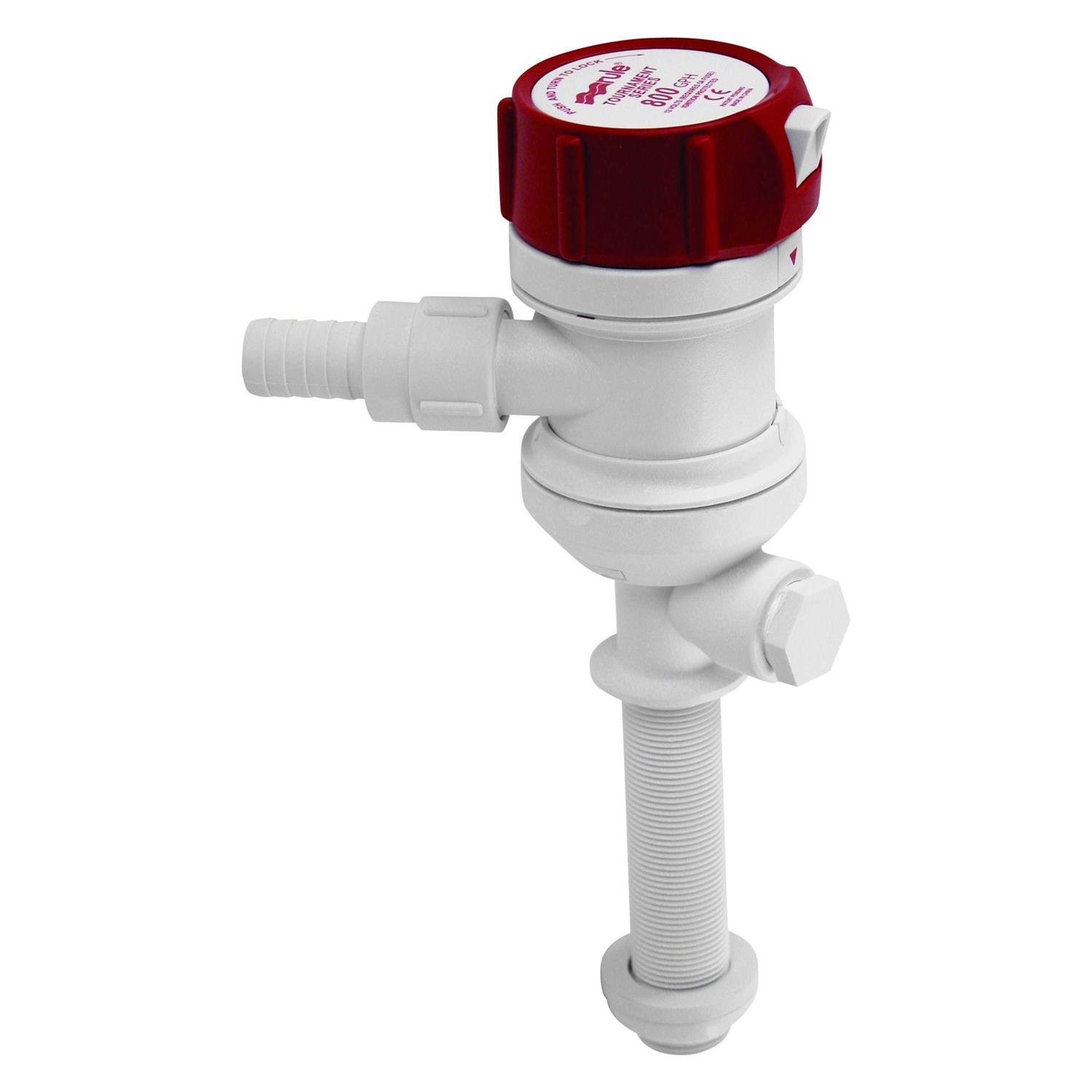 Rule STC Tournament Series 800 GPH Livewell Pump 403STC - Healthber