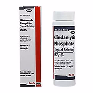 Rx Clindamycin Phosphate 1% Topical Solution for Dogs, 30 mL - Healthber