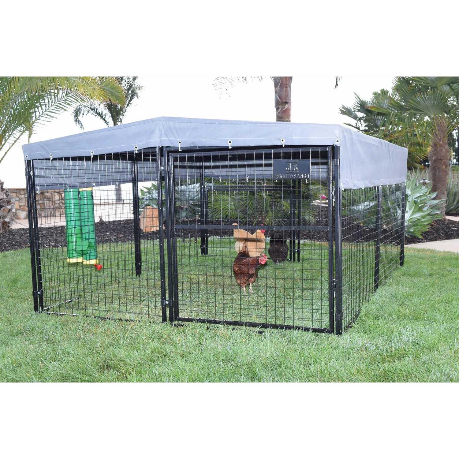 Sale Rugged Ranch Universal Welded Wire Pen Canvas Top - Healthber