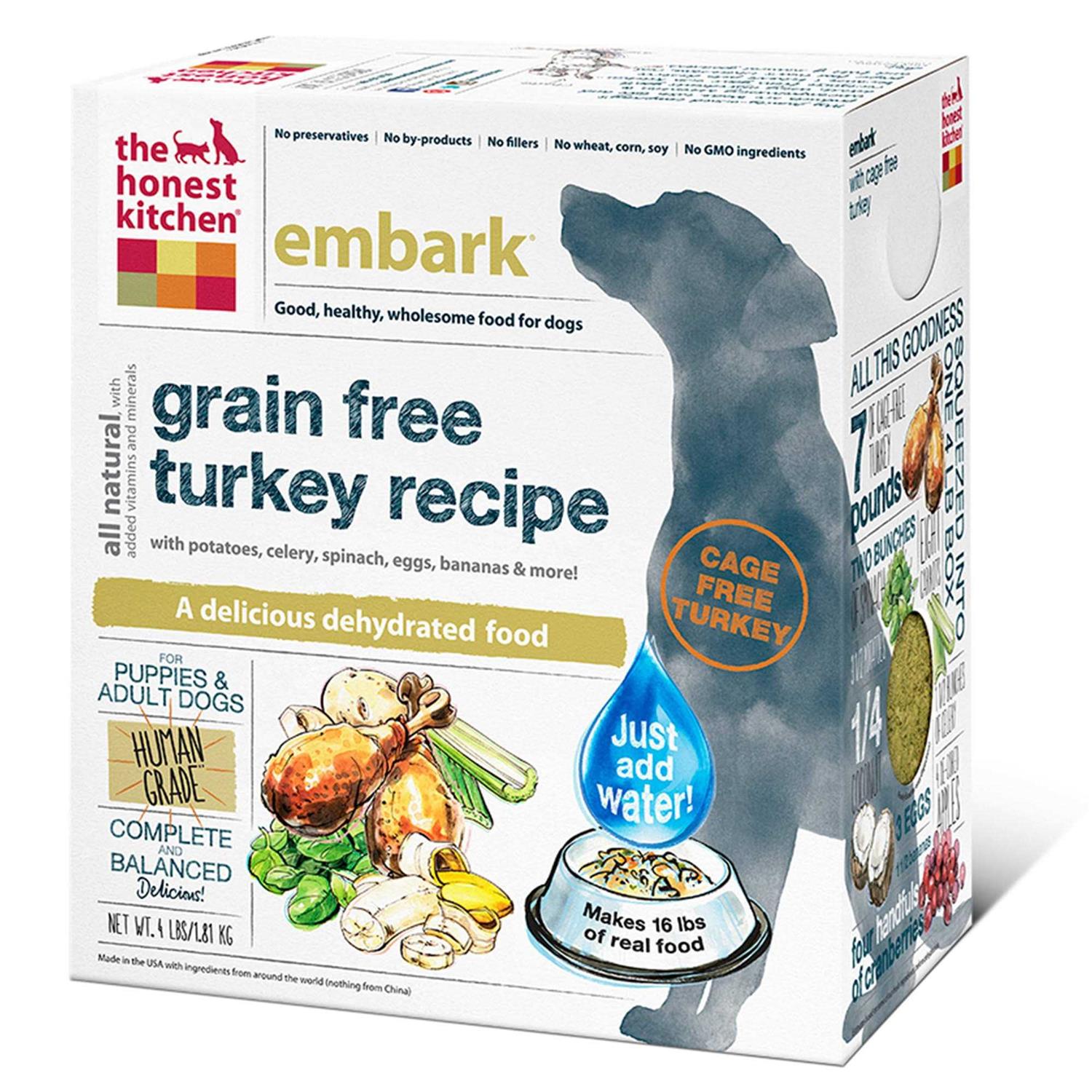 The Honest Kitchen Dehydrated Grain Free Turkey Dog Food - Healthber