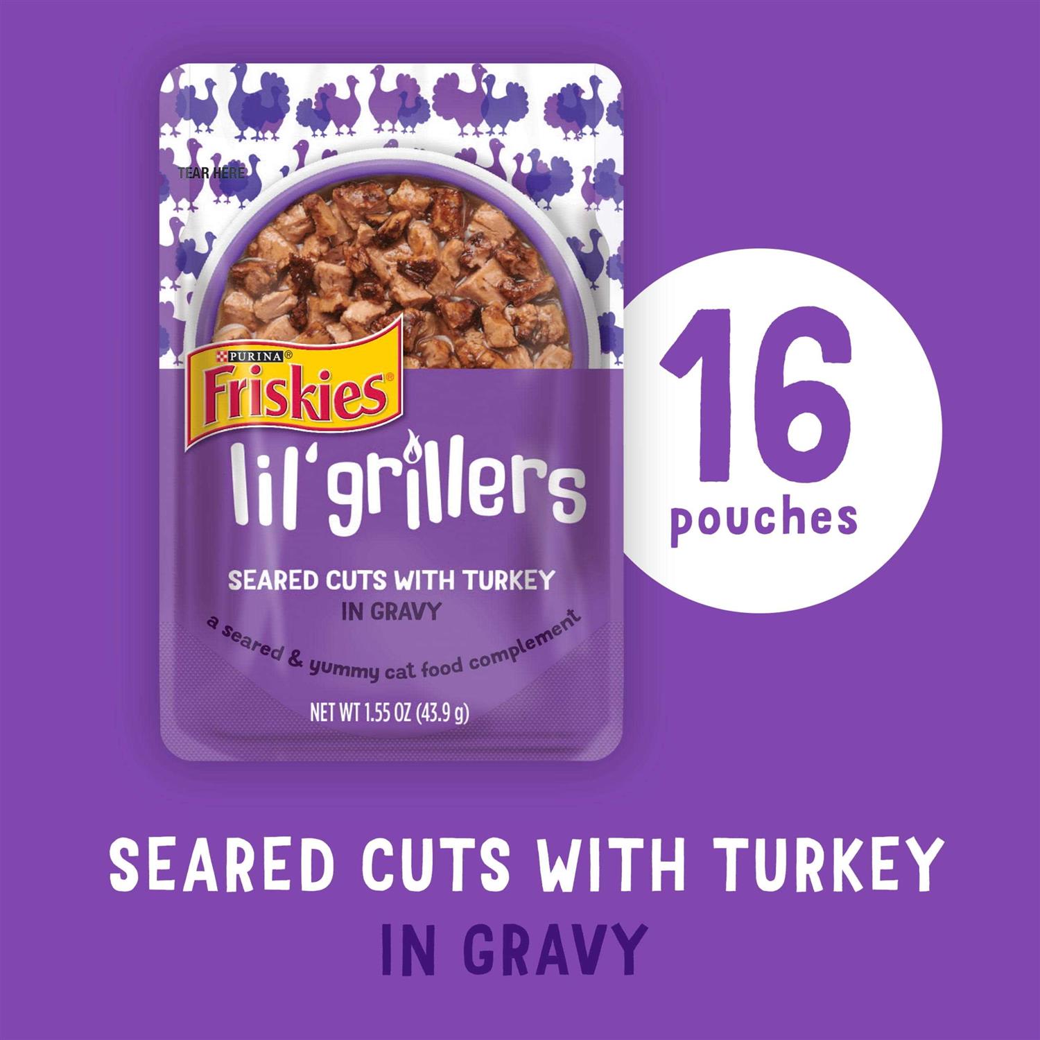 Friskies Lil Grillers Seared Cuts Gravy Wet Cat Food - Healthber