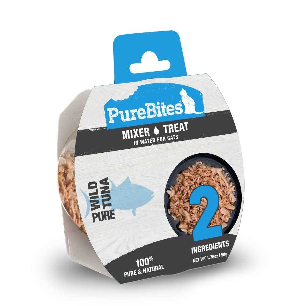 PureBites Mixers Wild Skipjack Tuna in Water Cat Food - Healthber