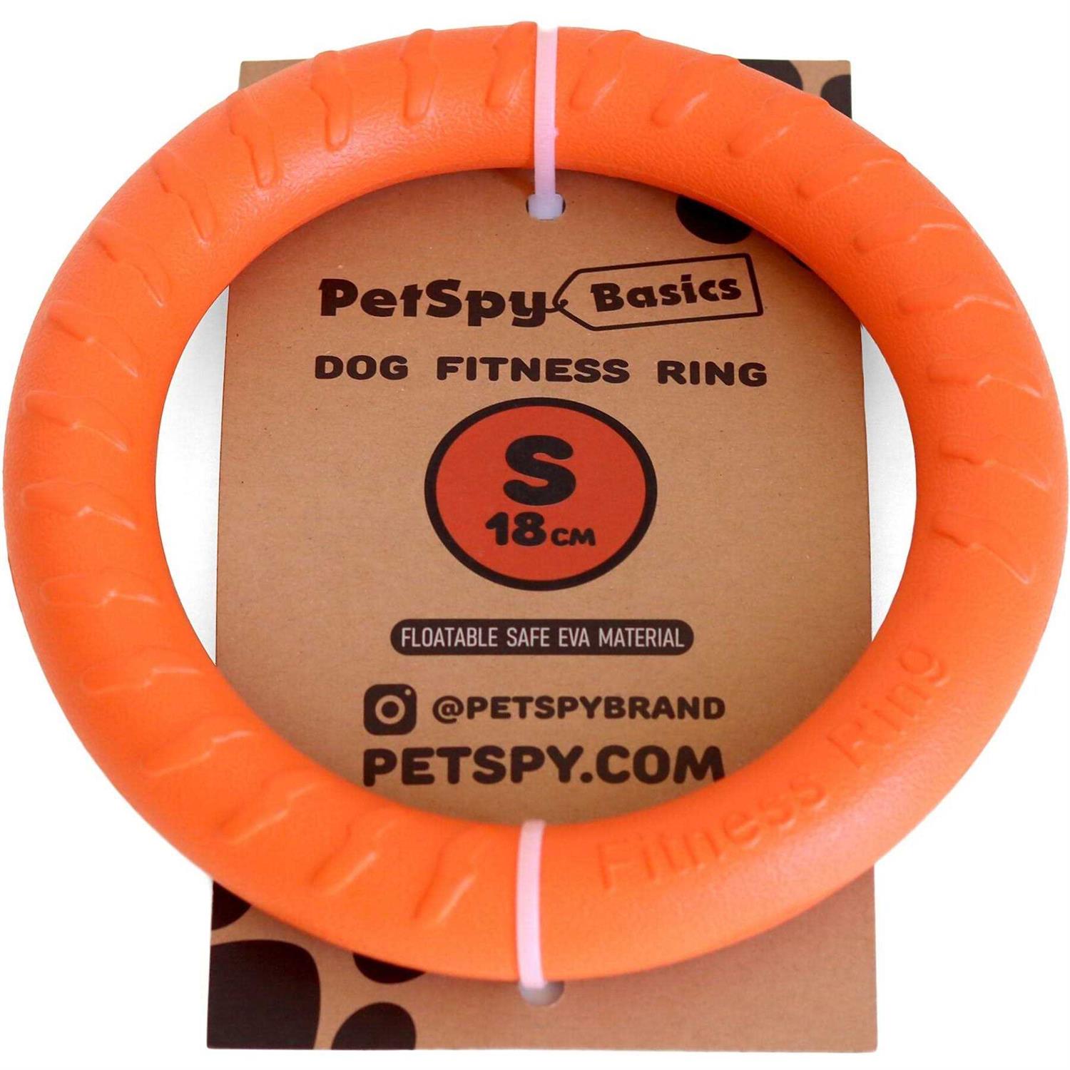 PetSpy Dog Training Ring for Outdoor Fitness Floatable Pulling Toy and Flying Disc Interactive Play Tool for Small Medium - Healthber
