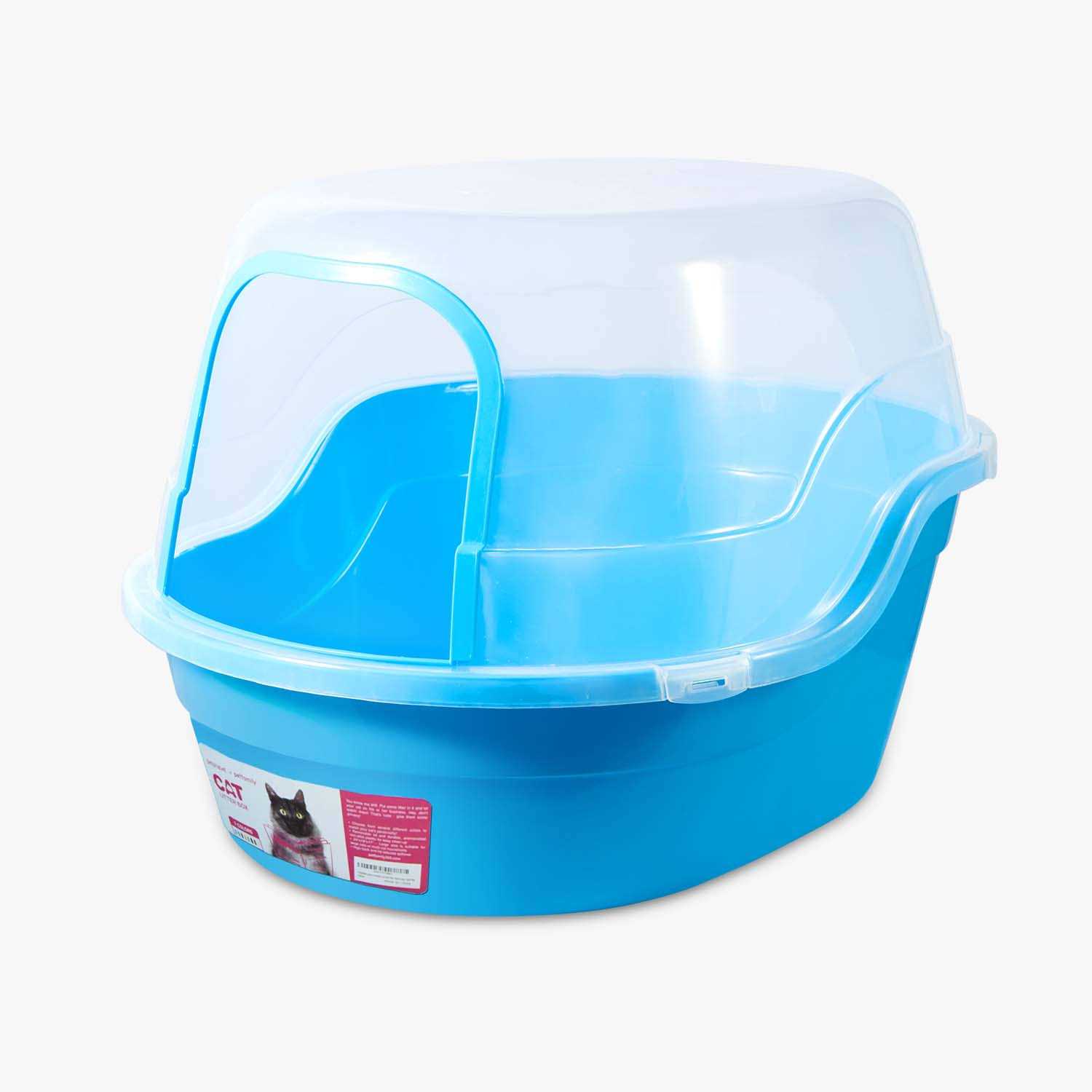Petfamily Jumbo Hooded Cat Litter Box - Healthber