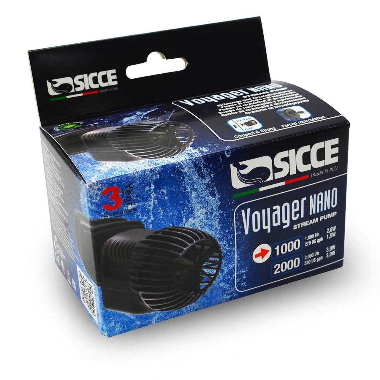Sicce Voyager Nano 1000 Stream Pump - Healthber