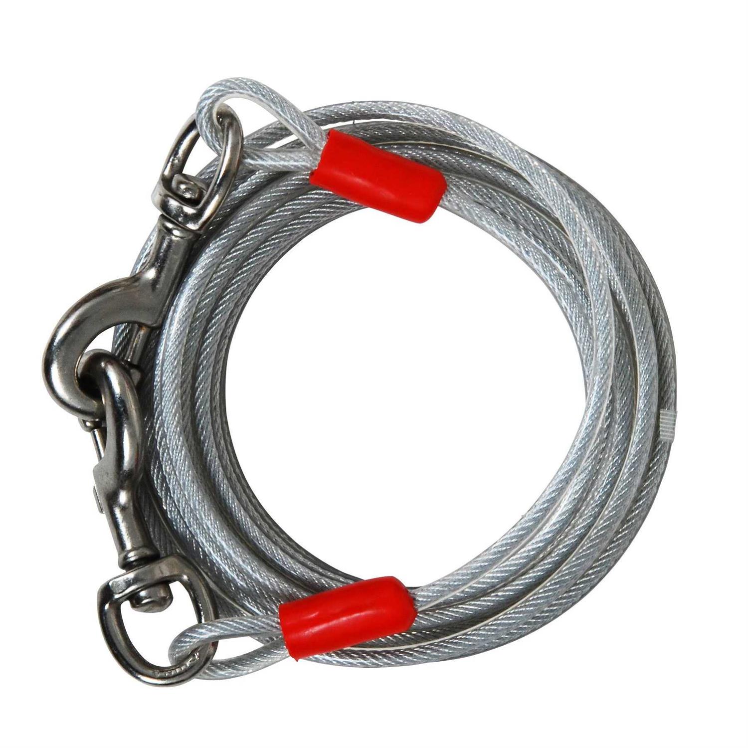 Aspen Pet Dog Tieout (Clear 20 ft) - Healthber