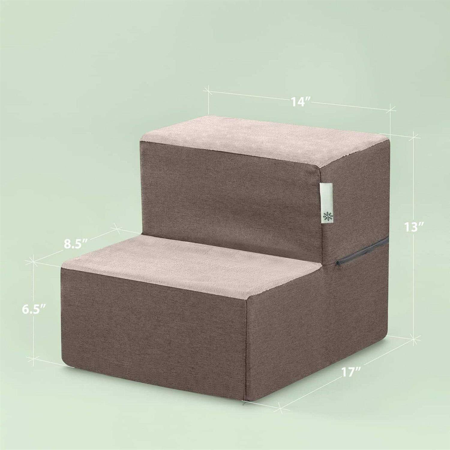 Zinus Easy Pet Stairs Pet Ramp - Healthber