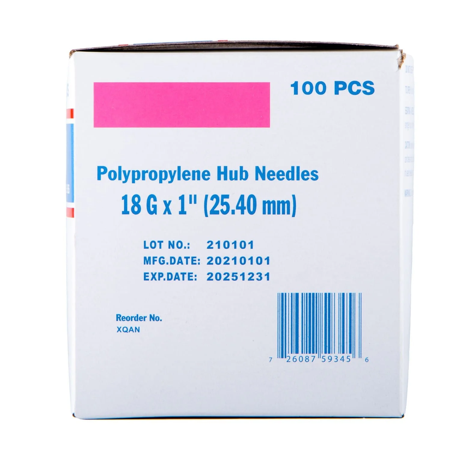 Poly Hub Hypodermic Needles for Veterinary Use, Box of 100 - Healthber