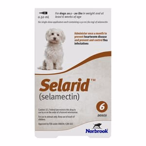 Rx Selarid (selamectin) Canine Flea Topical - Healthber