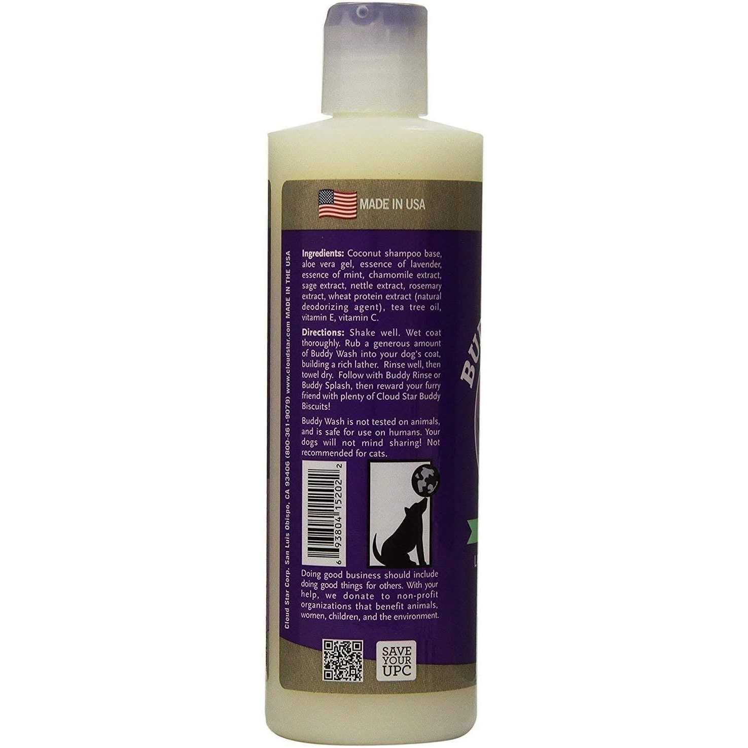 Cloud Star Buddy Wash Lavender & Mint Dog Shampoo & Conditioner - Healthber