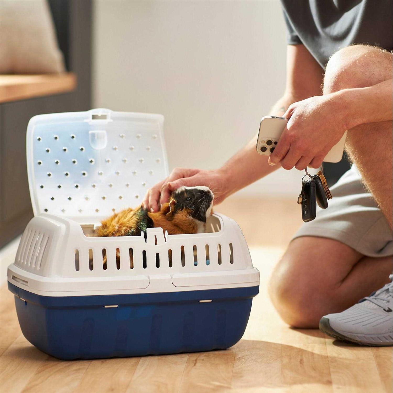 Frisco Top Entry Two-Toned Small Pet Carrier - Healthber