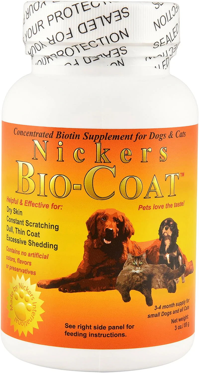 Bio-Coat Biotin Supplement for Dogs & Cats - Healthber