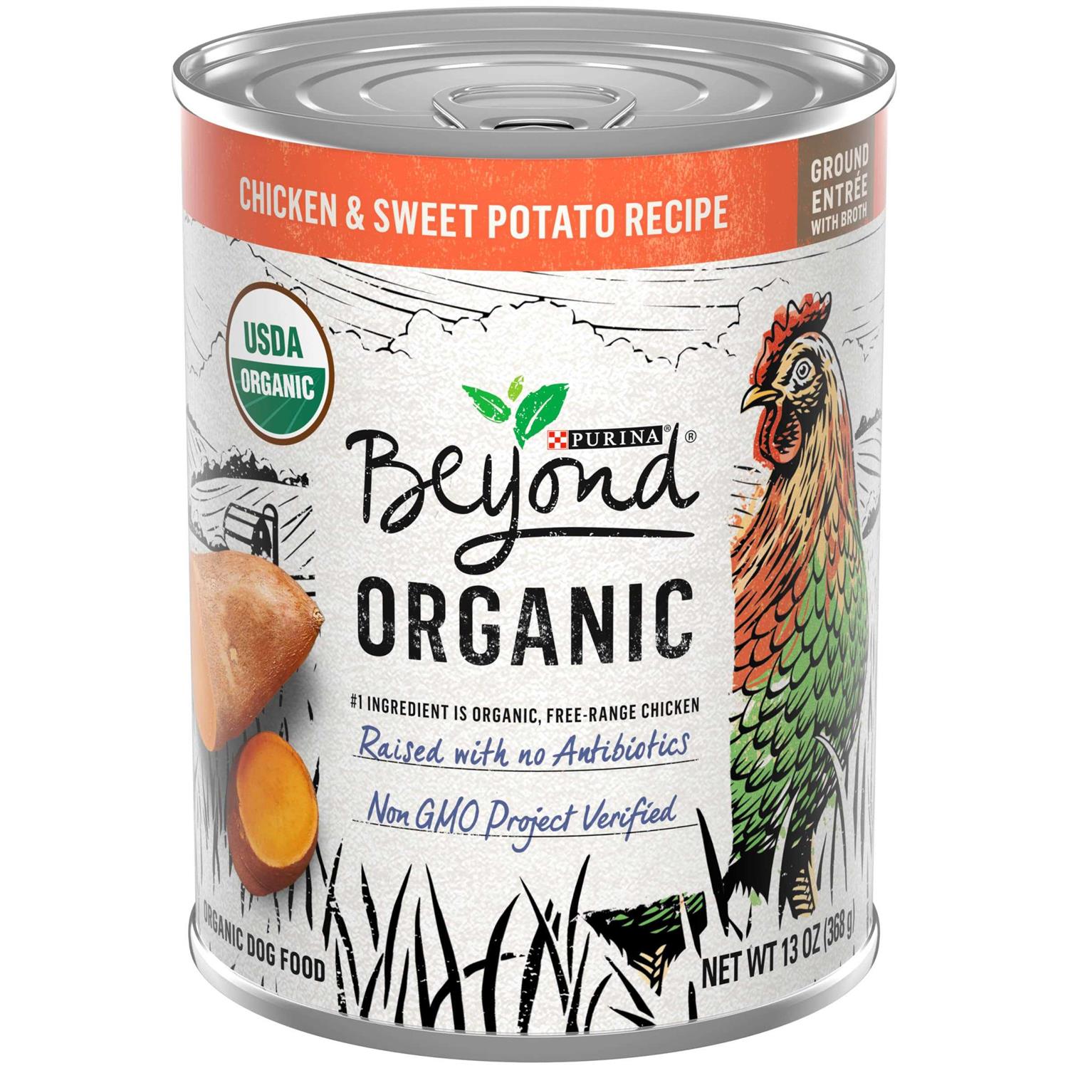 Purina Beyond Organic Chicken Recipe Wet Dog Food - Healthber