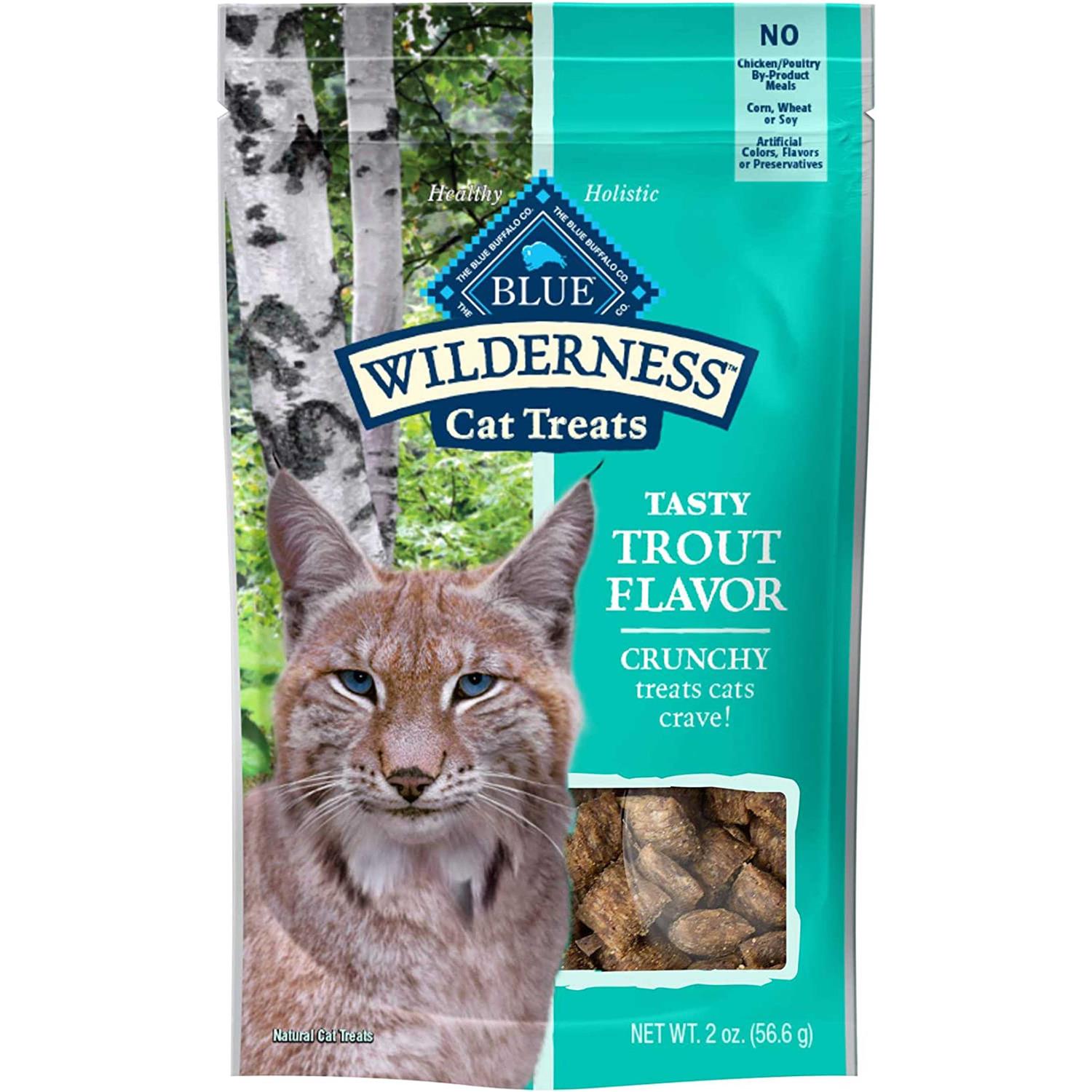 Blue Buffalo Wilderness Crunchy Cat Treats - Healthber