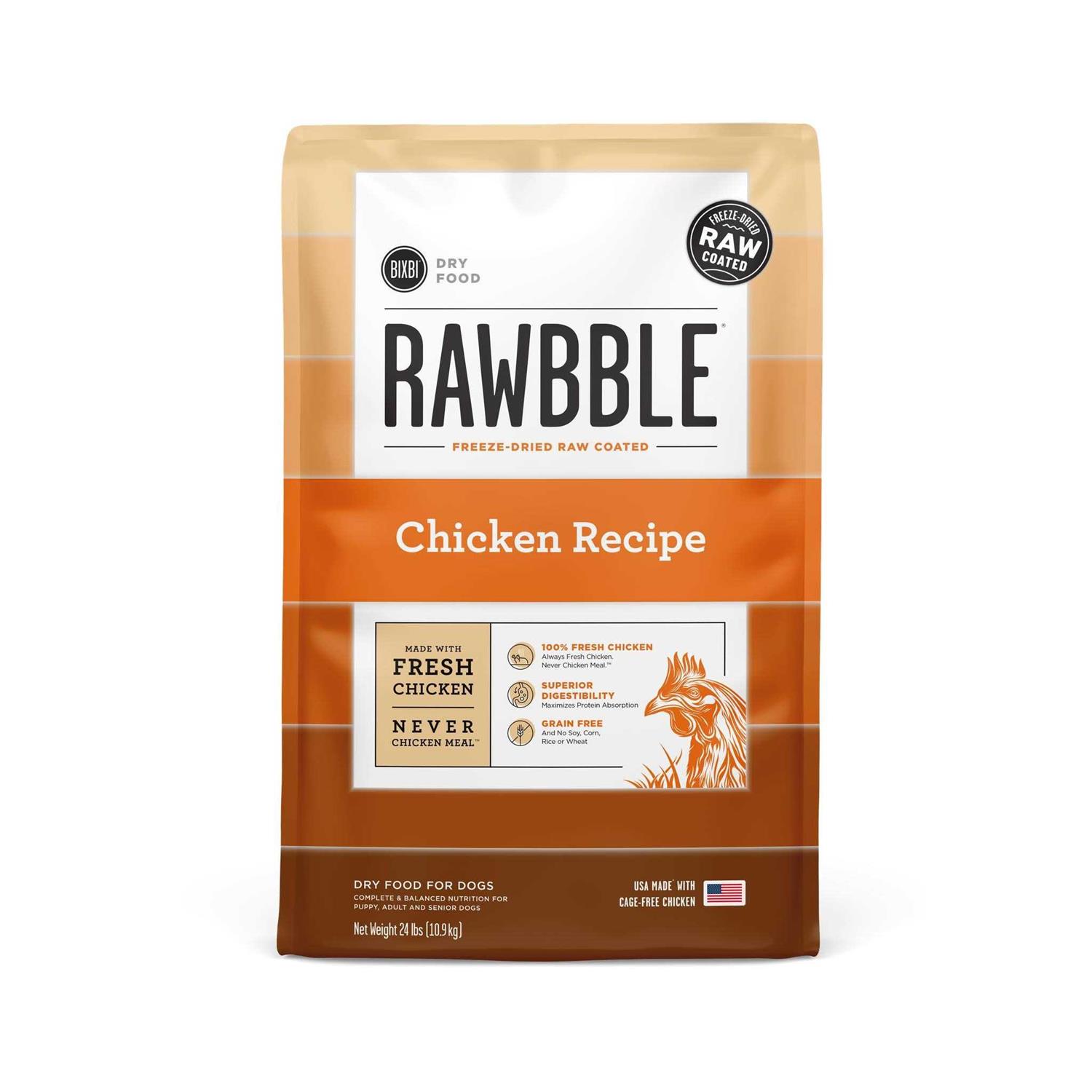 BIXBI Rawbble Chicken Recipe Dry Dog Food - Healthber