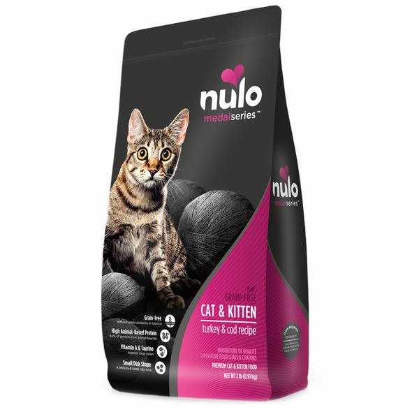 Nulo MedalSeries Grain-Free Turkey & Cod Dry Cat & Kitten Food - Healthber