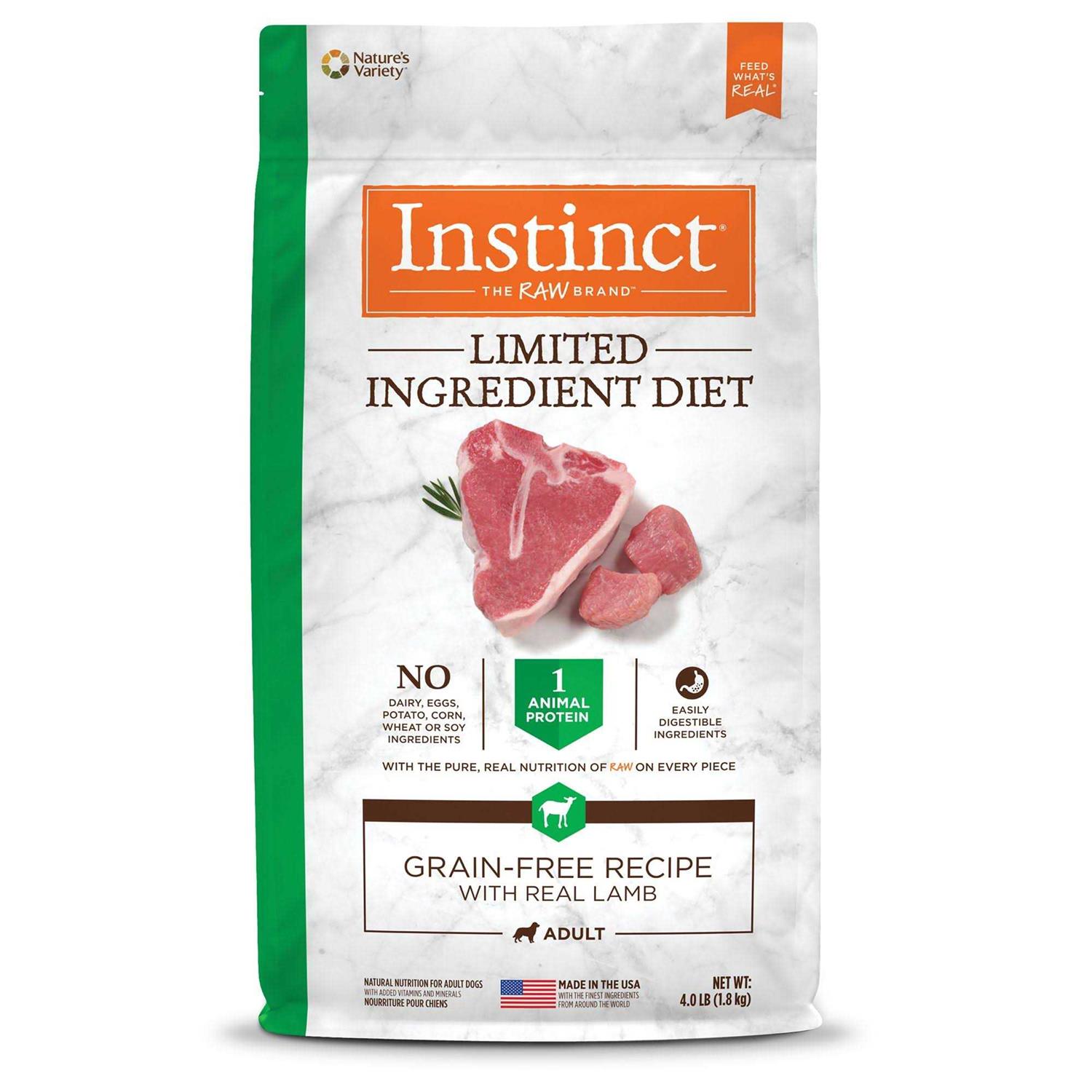 Instinct Limited Ingredient Diet Grain Free Recipe with Real Lamb Dry Dog Food - Healthber