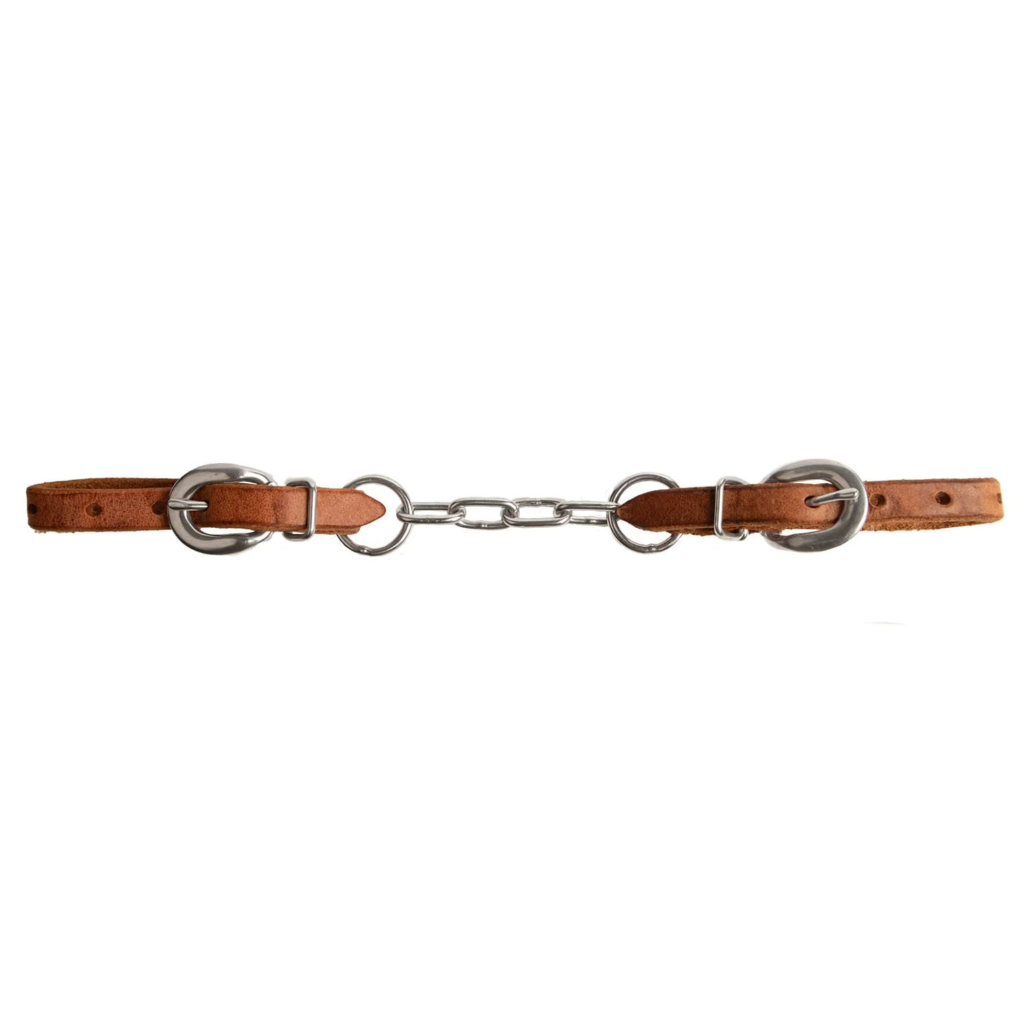 Poplar Head Premium Single Chain Harness Leather Curb Chain - Healthber