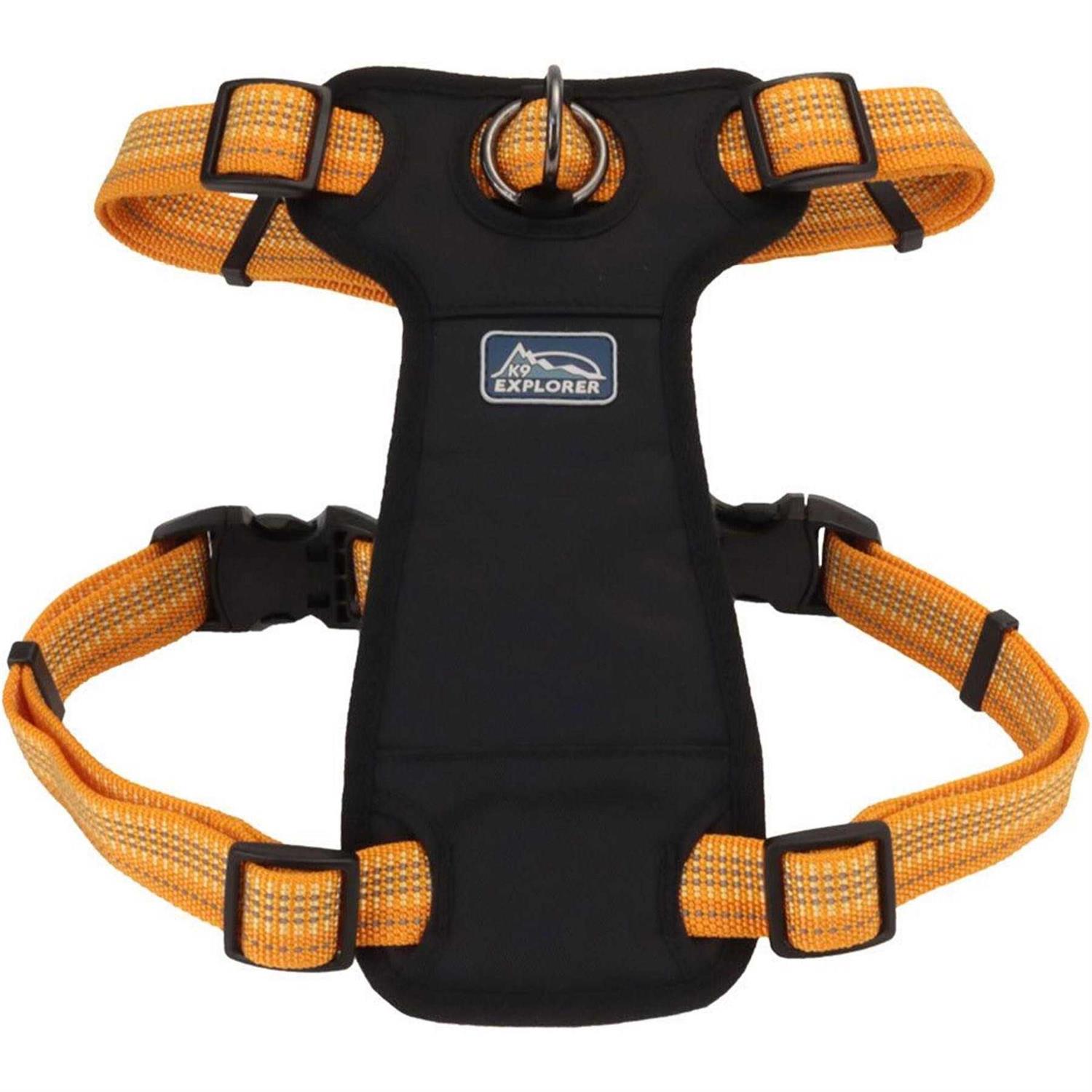 K9 Explorer Brights Reflective Front-Connect Harness - Healthber