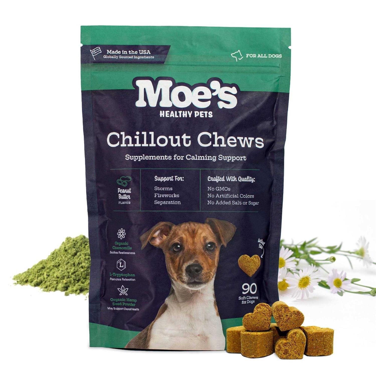 Moe’s Healthy Pets Best Hemp Calming Chews for Dogs - Healthber