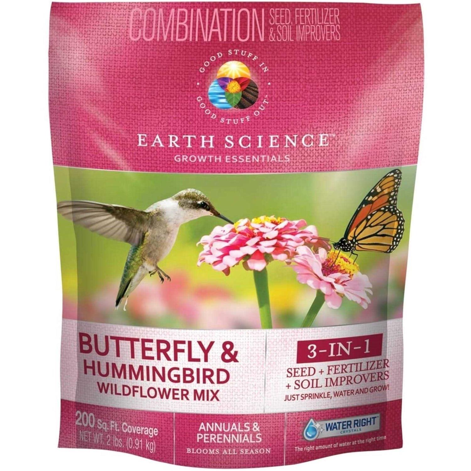 Earth Science Butterfly & Hummingbird Wildflower Mix - Healthber