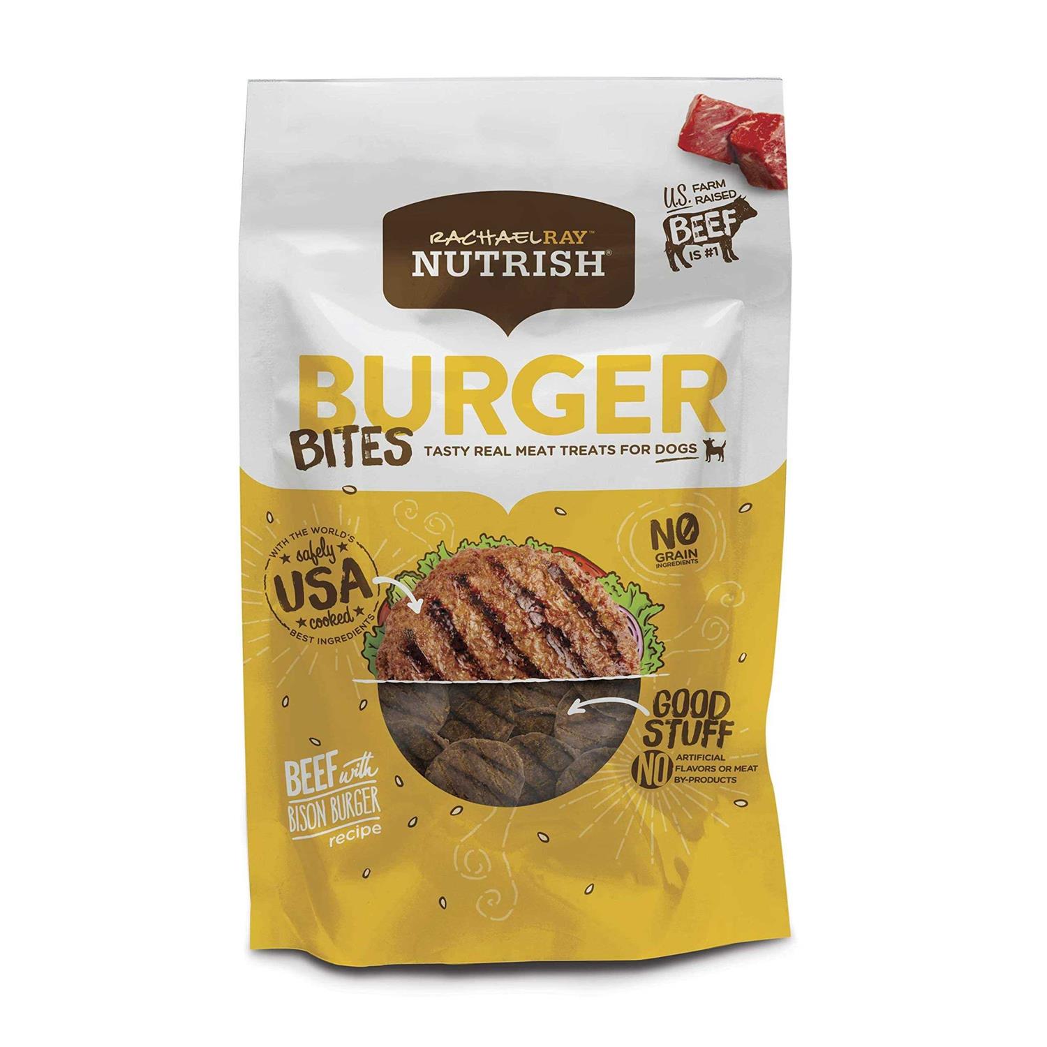Rachael Ray Nutrish Burger Bites Dog Treats - Healthber