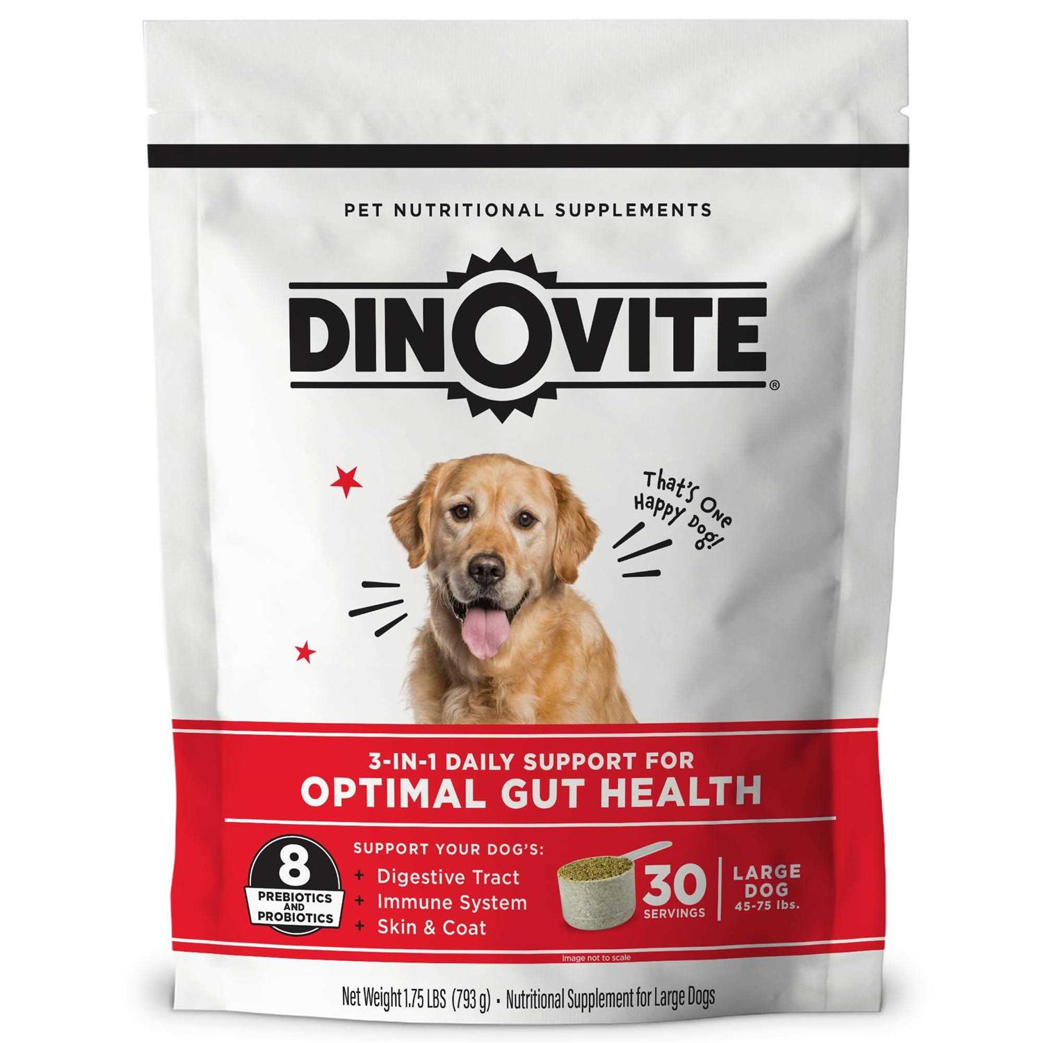 Dinovite Probiotic Supplement for Dogs Omega 3 for Dogs Hot Spot Relief - Healthber