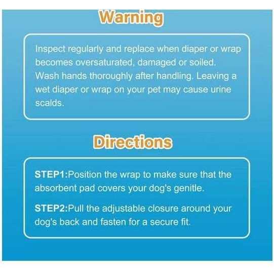 All-Absorb A26 Male Dog Wrap - Healthber
