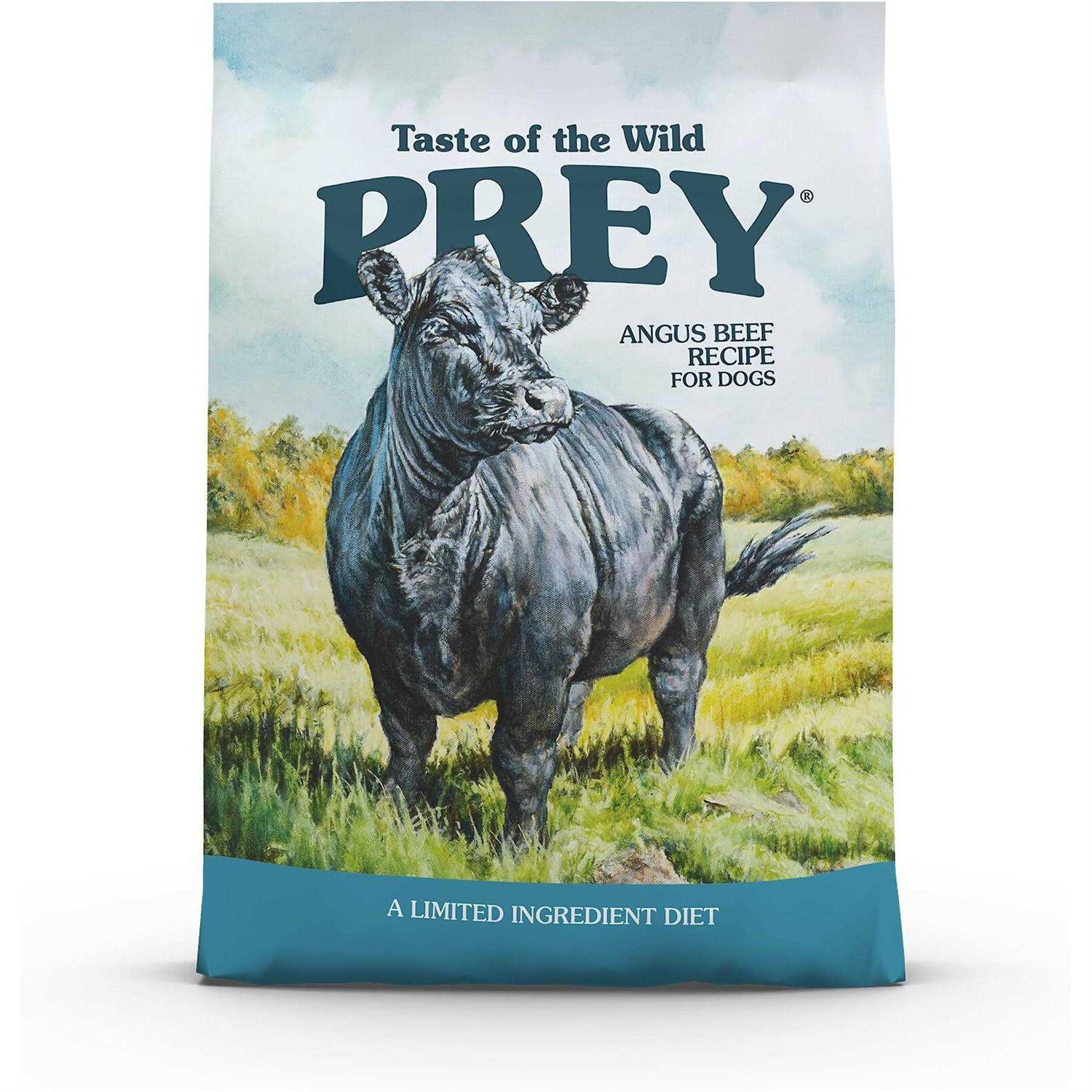 Taste of the Wild Dog Food Prey Angus Beef - Healthber