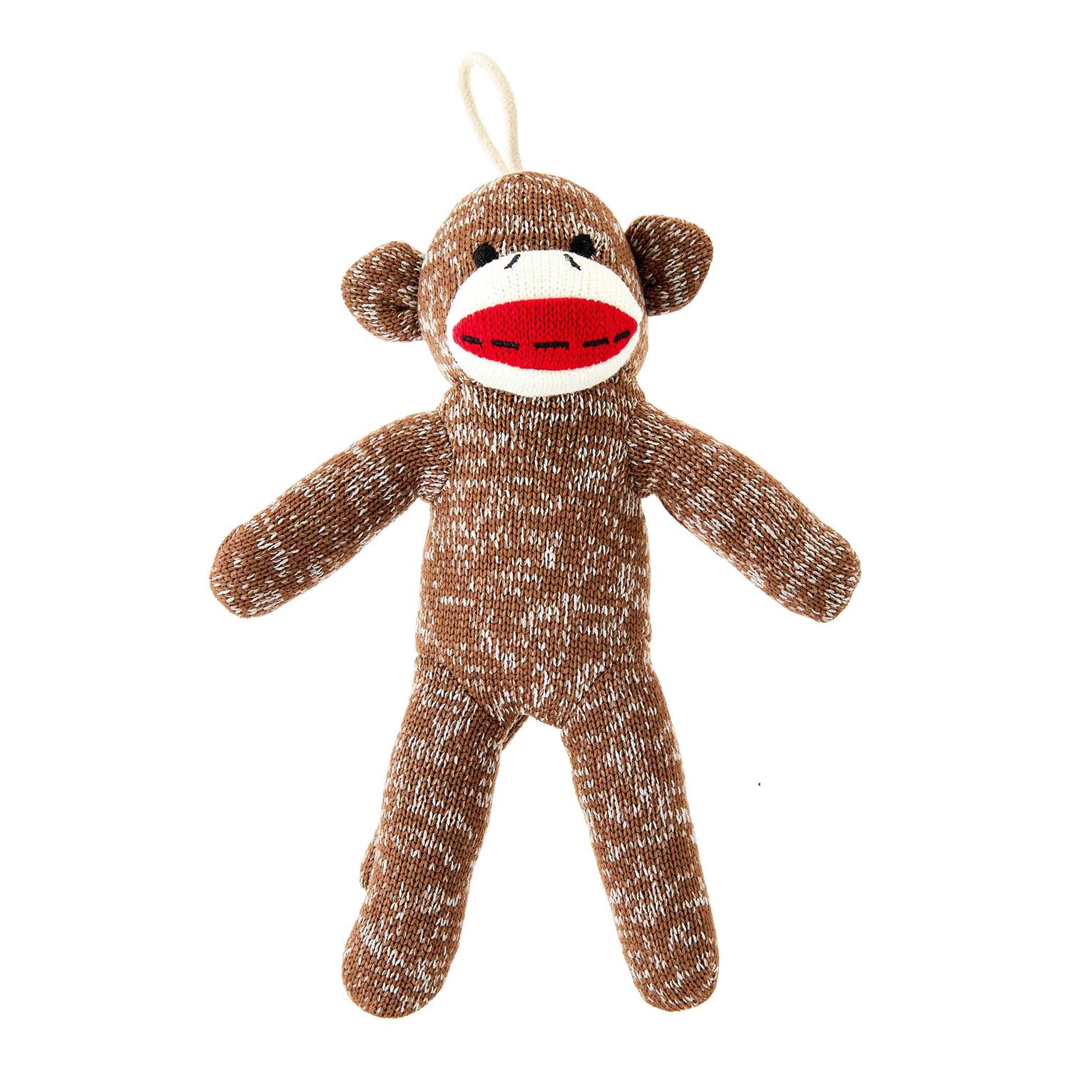 Vibrant Life Cozy Buddy Sock Monkey Dog Toy - Healthber