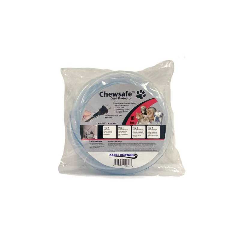 Kable Kontrol Chewsafe Pet Chewing Resistant Cord Cover CS10-1 - Healthber