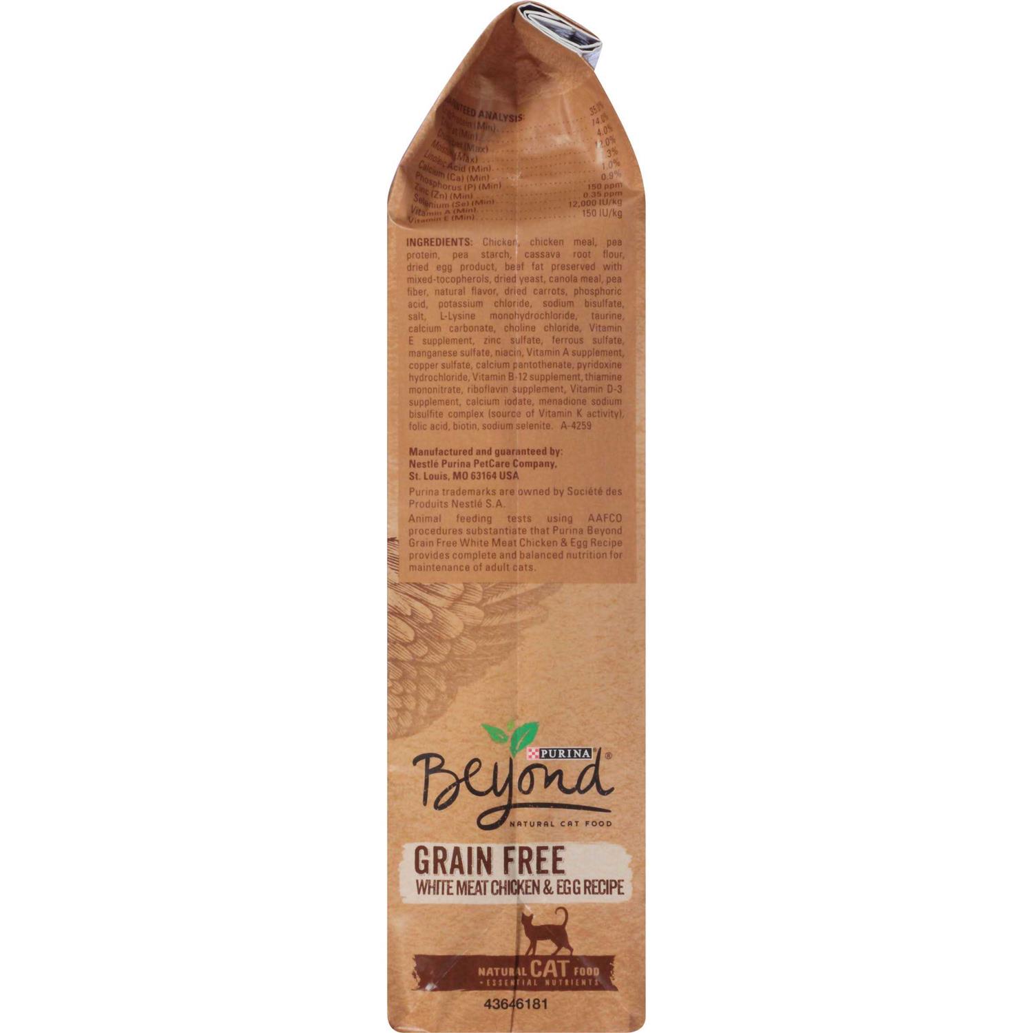 Purina Beyond Grain Free White Meat Chicken & Egg Recipe Natural Dry Cat Food - Healthber