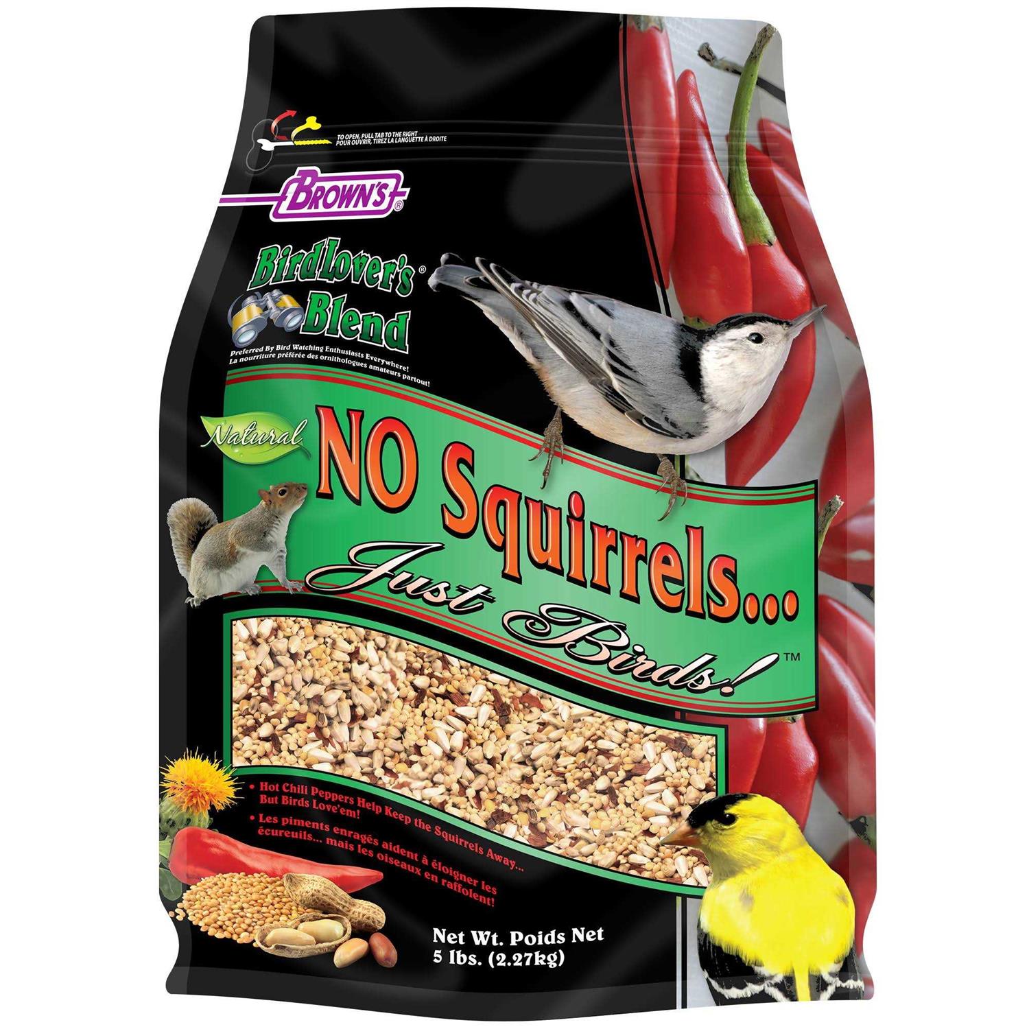 Brown’s Bird Lovers Blend No Squirrels - Healthber
