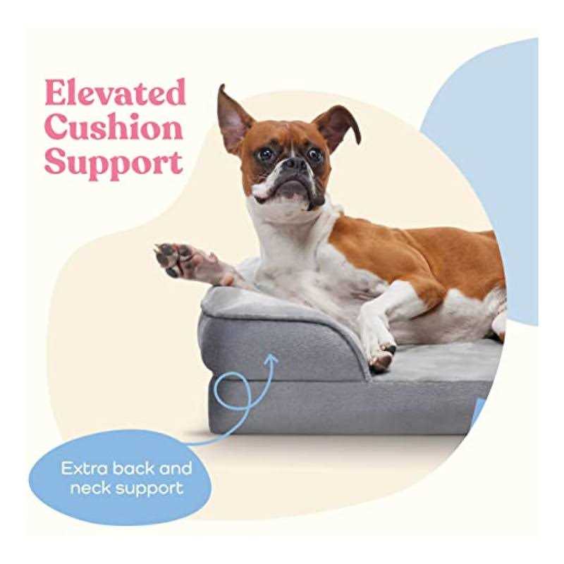 NUPIDA Dog Bed Waterproof Deluxe Plush Dog Beds with Removable Washable Cover Anti-Slip Bottom Pet Sleeping Mattress for Large - Healthber