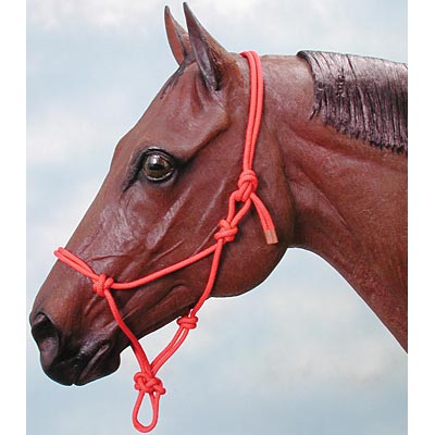 Tough1 Miniature Poly Rope Adjustable Halter - Healthber