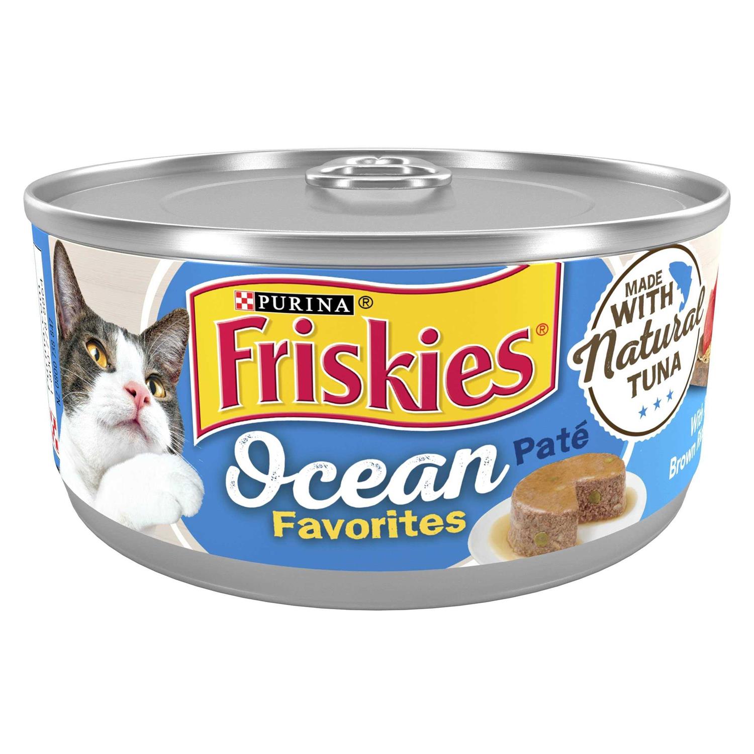 Purina Friskies Wet Cat Food Ocean Favorites - Healthber