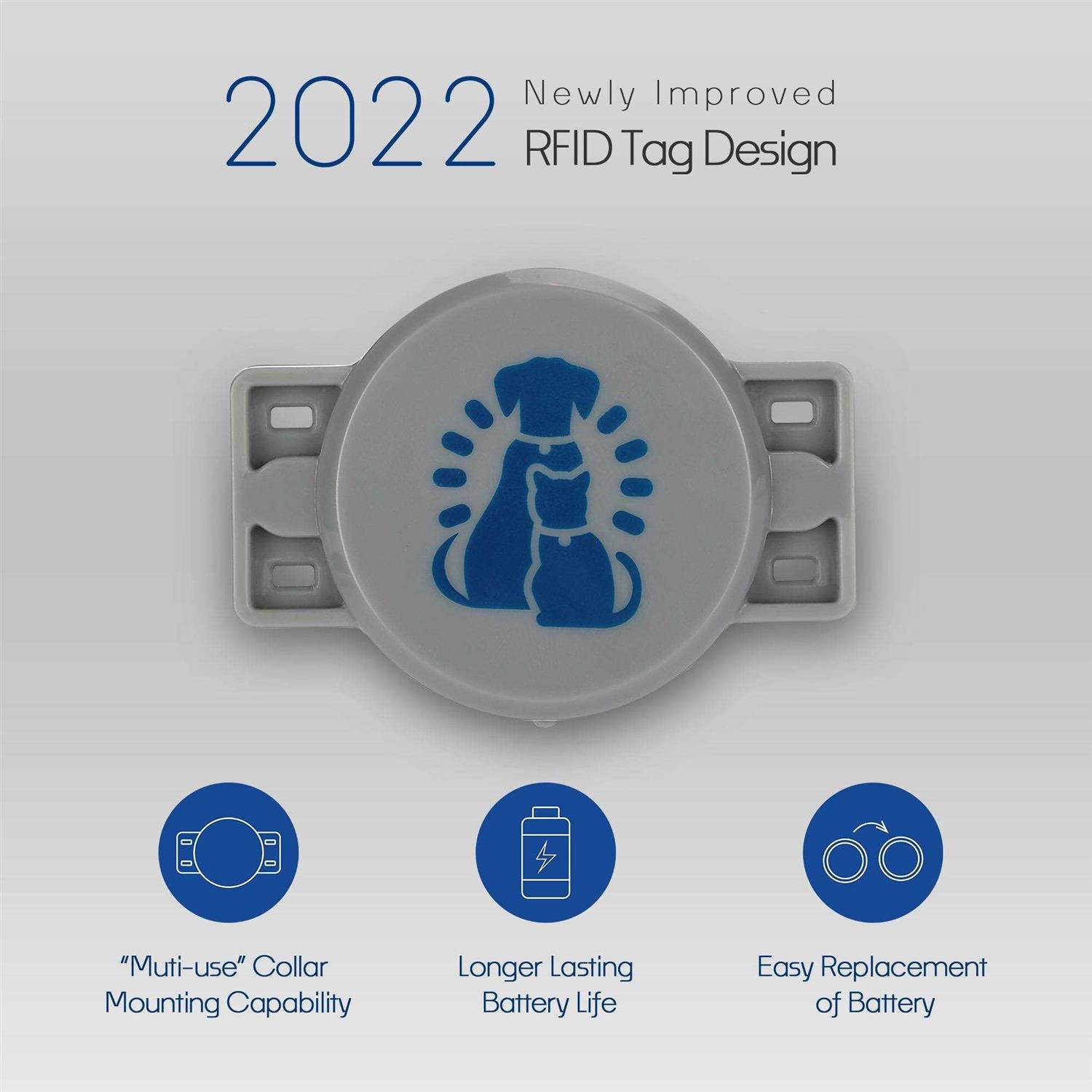 PortionPro Rx Additional RFID Dog & Cat Collar Tag - Healthber
