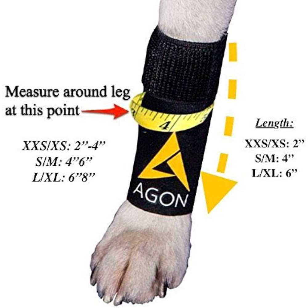 Pair Agon Dog Canine Front Leg Brace Paw Compression Wraps with Protects Wounds - Healthber